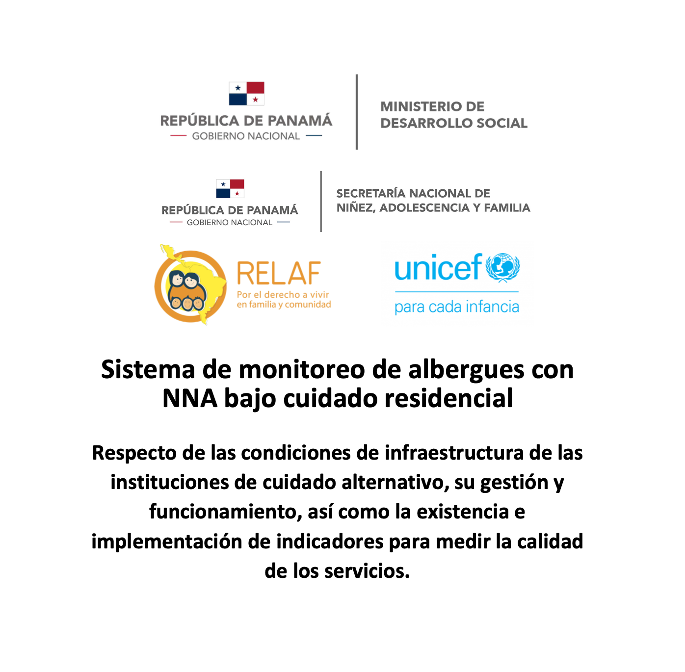 Sistema de monitoreo de albergues con NNA bajo cuidado residencial